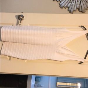 Express White Bandage Dress